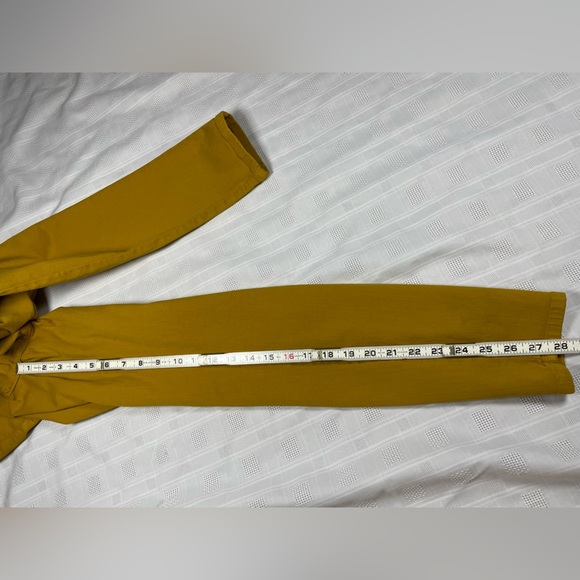 Karen Kane Mustard Yellow Skinny Pants Size 12 Made in USA Stretchy - Picture 9 of 15